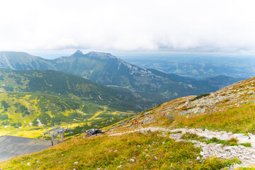 Naklejka premium mountain view panorama landscape Poland Zakopane