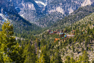Mt. Charleston Near Las Vegas in Winter - Close-Up 4K Ultra HD Image