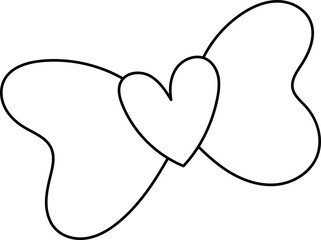 Obraz premium Valentine's Gnomes Cute hand drawn cartoon. cute leaves flowers