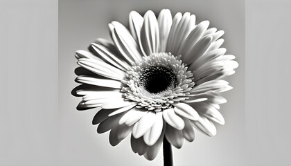 Beautiful Isolate Gerbera Flower