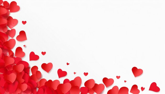 love valentine background with red petals of hearts on background vector banner postcard background the 14th of february png image illustration