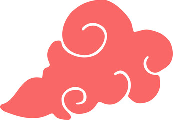 Japanese Cloud Icon Logo Pattern
