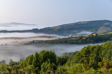 Fototapeta na wymiar View of Galicia mountain landscape