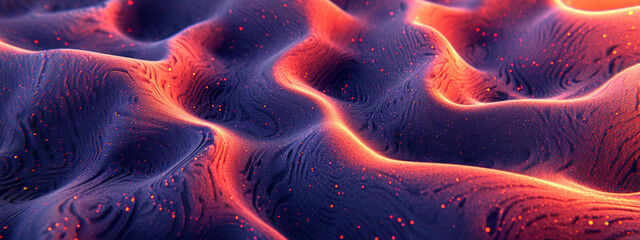 Chromatic Symphony, A Mesmerizing Close-Up of a Vivid Red and Blue Pattern