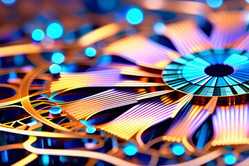 abstract background generative AI 