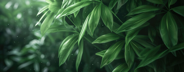 Obraz premium Fresh Foliage Background