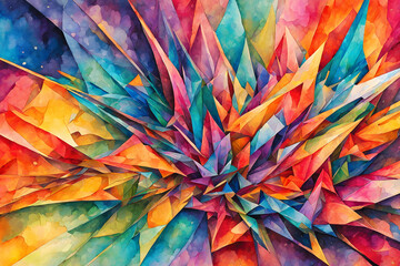 Fototapeta na wymiar Masterpiece Bursting With Vibrant Vivid Chroma Colors (PNG 8208x5472)