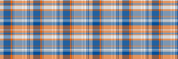 Top pattern check plaid, coat textile background seamless. Furry tartan vector fabric texture in silver and bright colors.