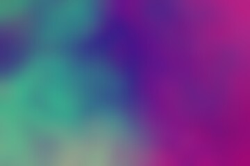 Abstract blurred background image of blue, green, purple colors gradient used as an illustration. Designing posters or advertisements.