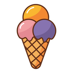 Ice cream icon.