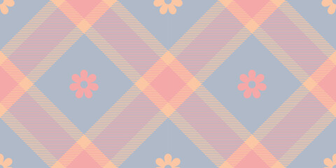Spring gingham pattern, seamless checked plaids. Pastel vichy background for print wrapping paper, gif card, invitation, Easter holiday design.