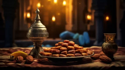  dates in a plate © Zain Graphics
