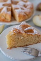 sweet home made vanilla pear pie
