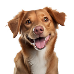 dog Realistic images of fun animal concepts on transparent background PNG.
