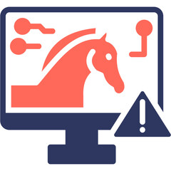 Trojan Virus Icon