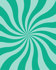 Swirl wavy twisted spiral vector poster background