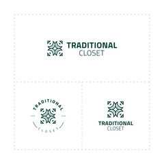 Modern apparel clothing Brand Pattern Logo Design