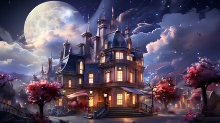 Winter Castle: A Dreamy Fairy Tale Adventure, Generative ai