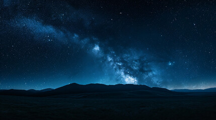 The milkyway in the night sky