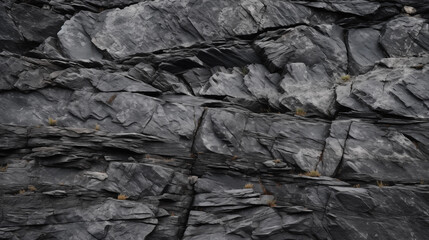 stone texture, layered geological layers, weathered surface of rocky stone plateau, cracks
