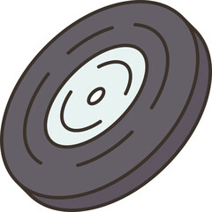 vinyl  icon