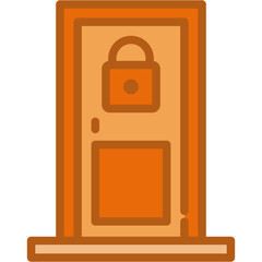 Locked Door Icon