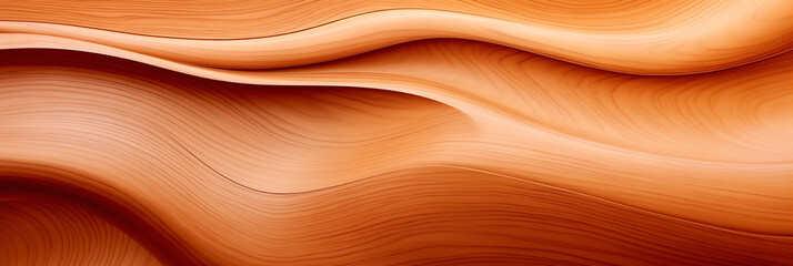Fototapeta na wymiar Unusual Wooden Wave 