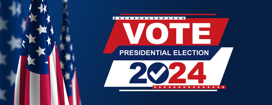 Presidential Election, Vote 2024 Background USA