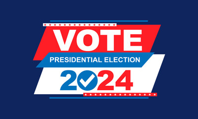 Presidential Election, Vote 2024 Background USA