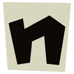 Paper style ransom note letter