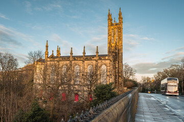 Naklejka premium Rhema Cristian Centre Church at Edinburgh, Scotland. January 1 2024