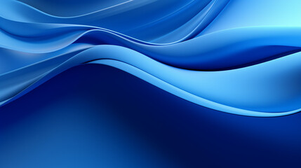 abstract blue background with curve 3d rendering
