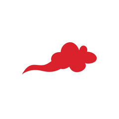 Chinese clouds vector