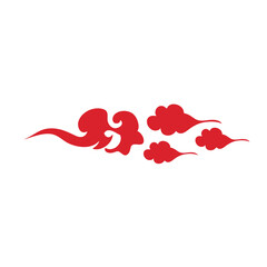 Chinese clouds vector