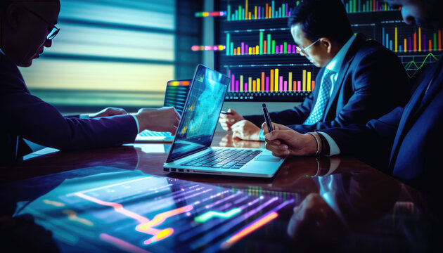 Technology of hologram, implementation for Artificial intelligence technology development of digital security. Database security protection digital based with network connection on modern interface.