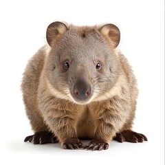Fototapeta premium Wombat Isolated on white