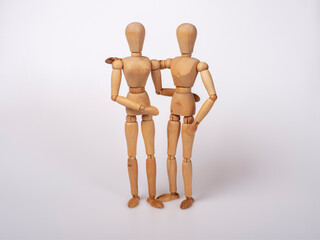 Gliederfiguren, Paar, Liebe