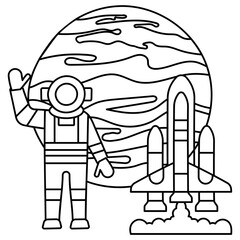  Space Adventure tourism Concept, Human space travel Vector Design, Touring and Pleasure Sign, Odyssey and Escapade Stock, orbital, suborbital and lunar space tourism illustration,