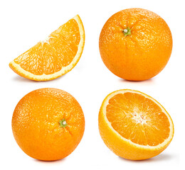 Orange isolated on white background
