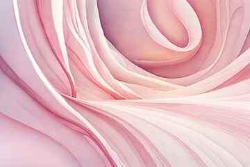 pink wet ink or watercolor spiral  abstract background