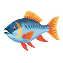 Tropical Fish Painting for Living Room Wall