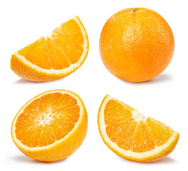 Orange isolated on white background