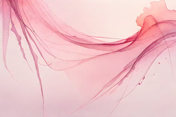 Obraz premium abstract pink watercolor brushstroke