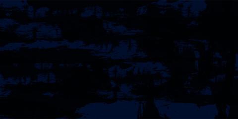 Fototapeta na wymiar Dark black cobalt blue sapphire blue abstract background. Color gradient. Geometric shapes. Waves, wavy curved lines. Rough grunge grain sound. Metallic neon light shines brightly