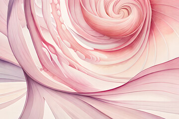pink abstract spiral shape