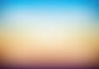 Foto op Canvas Natural sky gradient from blue to orange sunset background © jes2uphoto