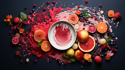 Food photography colors