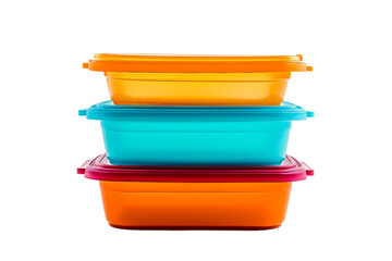 Food Storage Containers on White on a transparent background