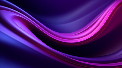 Fototapeta premium abstract neon background with fantastic curvy 3d render