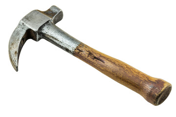 Hammer on White on a transparent background